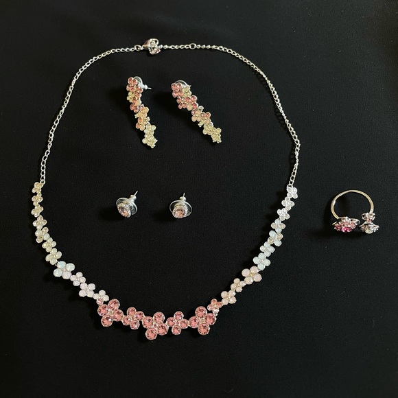 Swarovski Pink Earrings - Picture 2 of 2